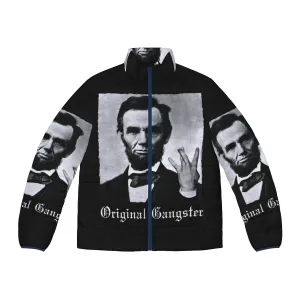Abraham Lincoln Inspired Original Gangster Puffer Jacket