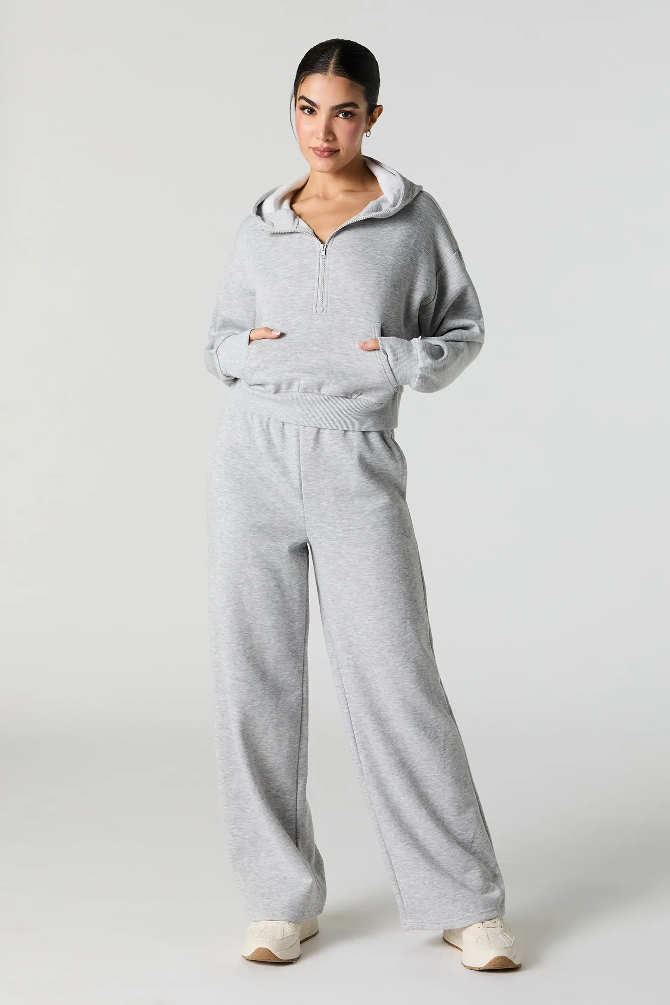 Active Quarter Zip Fleece Hoodie