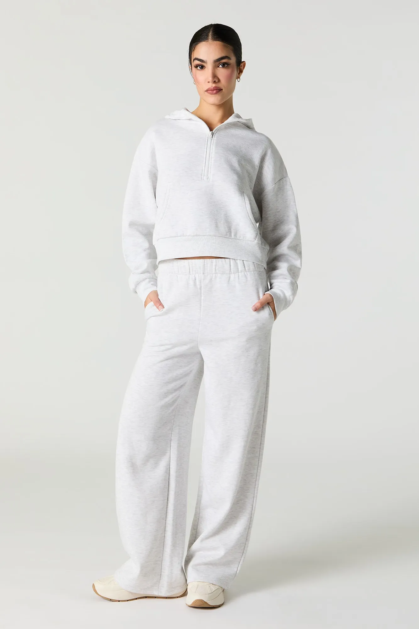 Active Quarter Zip Fleece Hoodie