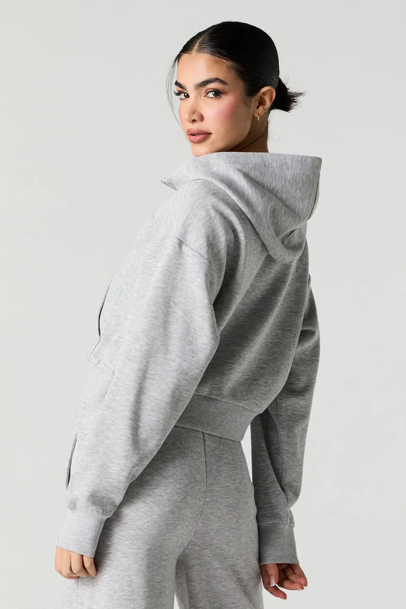 Active Quarter Zip Fleece Hoodie