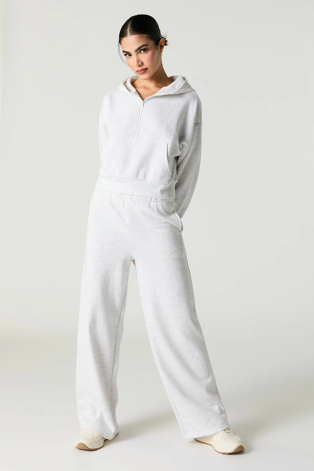 Active Wide Leg Fleece Sweatpant