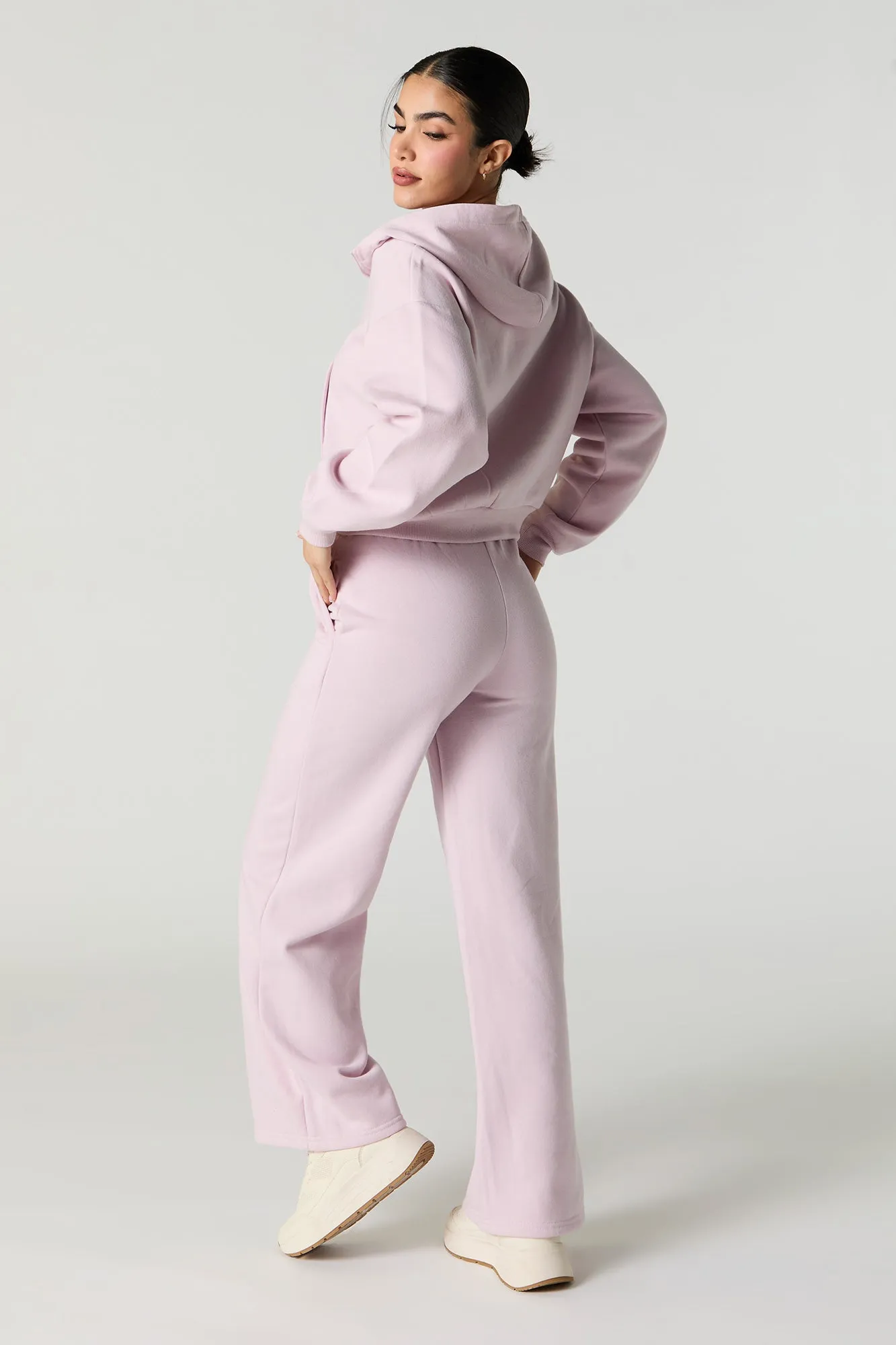 Active Wide Leg Fleece Sweatpant