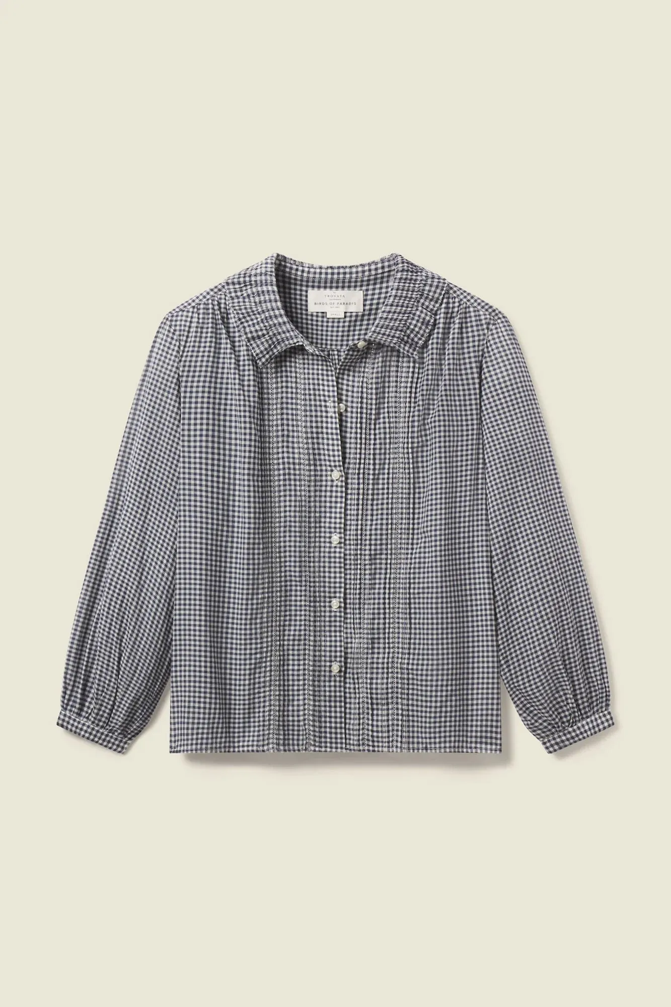 Alise Blouse Ink Well Gingham