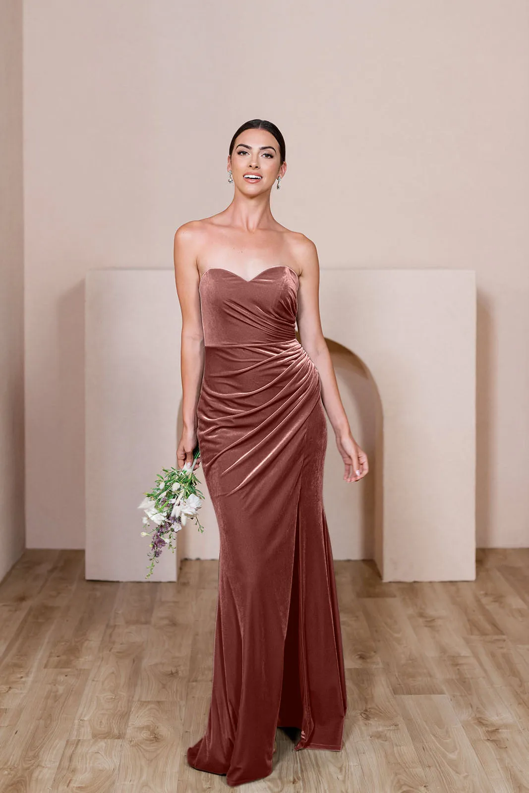 Ariel Convertible Velvet Dress | Made To Order