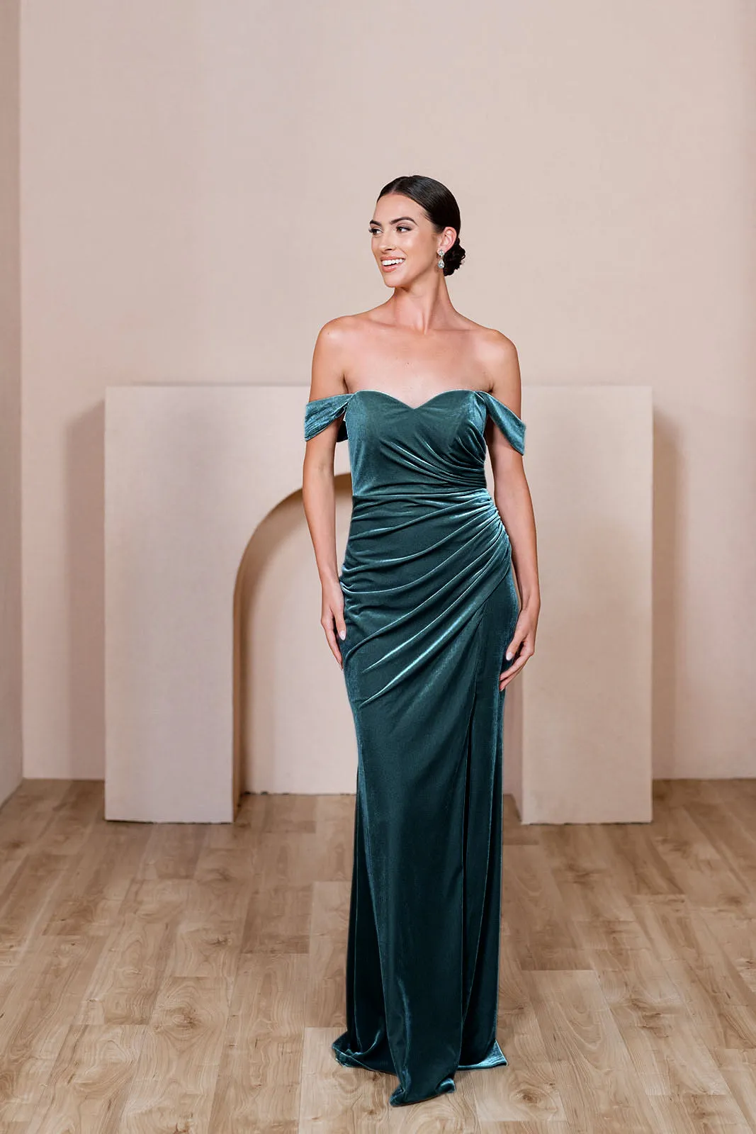 Ariel Convertible Velvet Dress | Made To Order