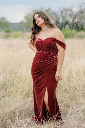 Ariel Convertible Velvet Dress | Made To Order