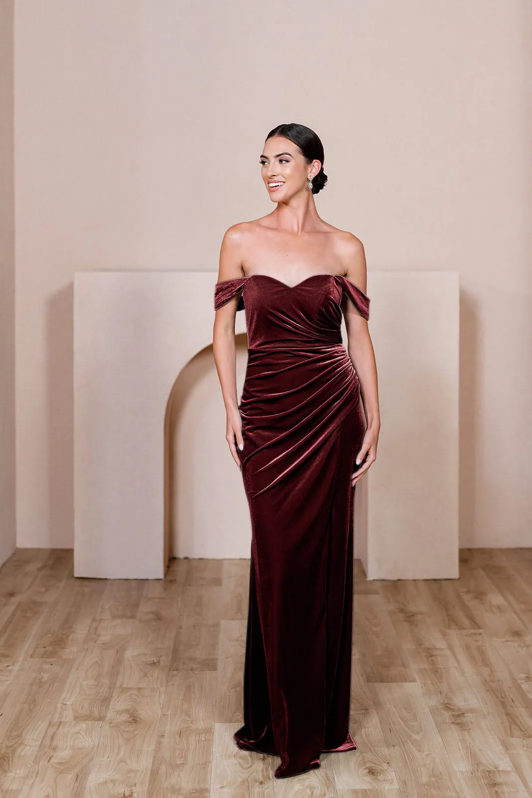 Ariel Convertible Velvet Dress | Made To Order