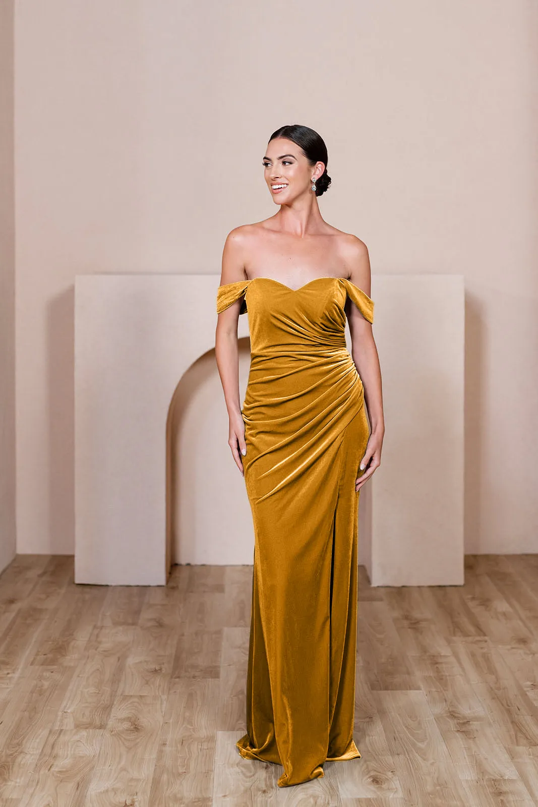 Ariel Convertible Velvet Dress | Made To Order