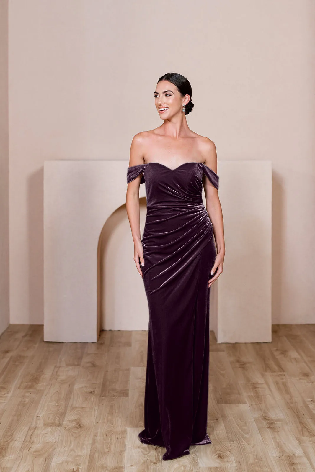 Ariel Convertible Velvet Dress | Made To Order