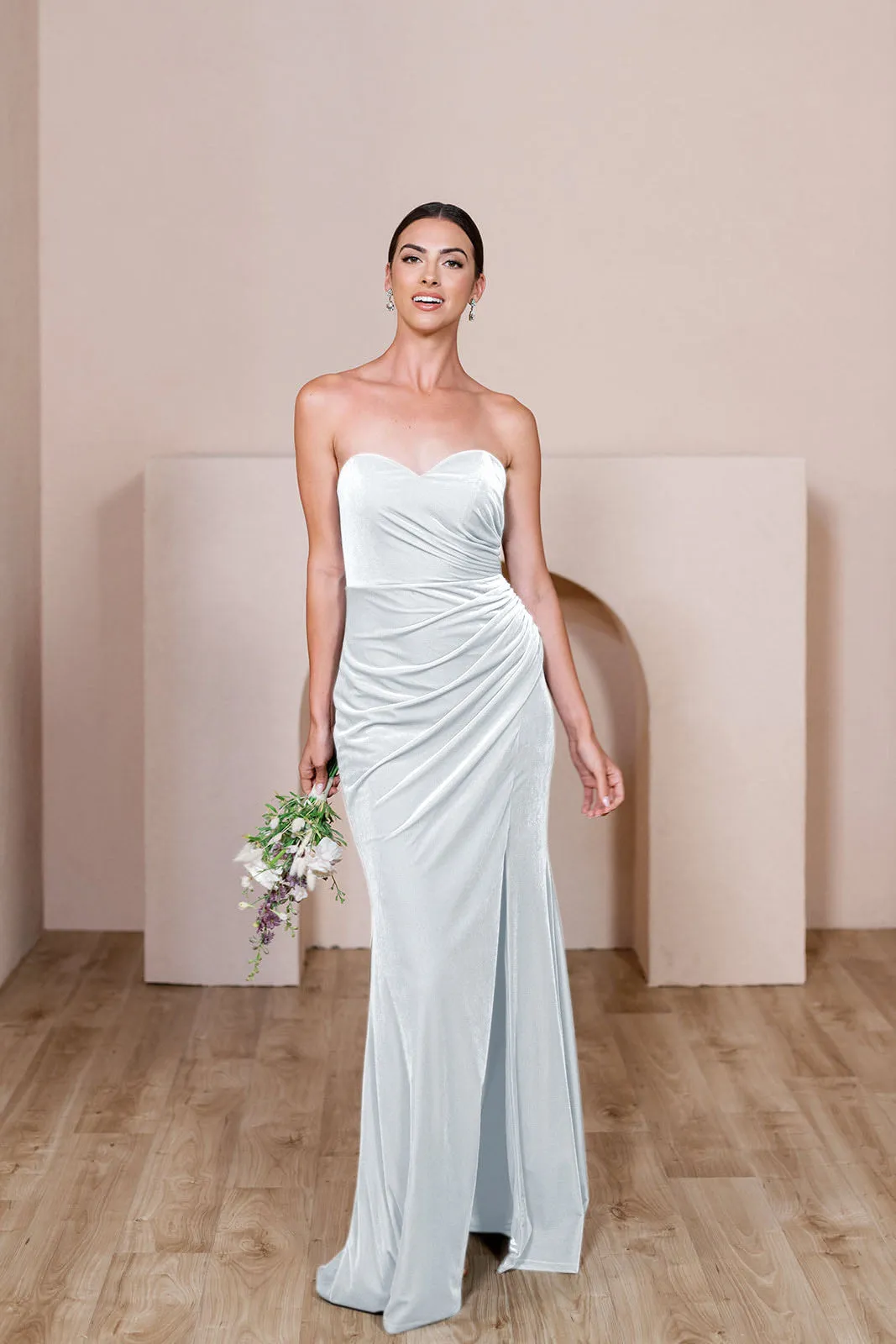 Ariel Convertible Velvet Dress | Made To Order