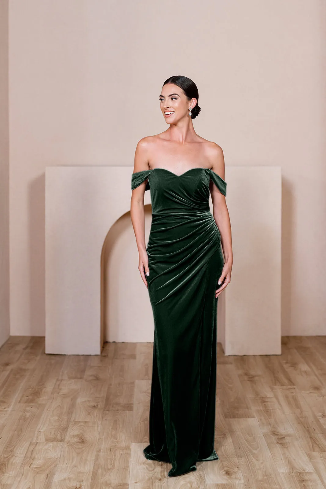 Ariel Convertible Velvet Dress | Made To Order