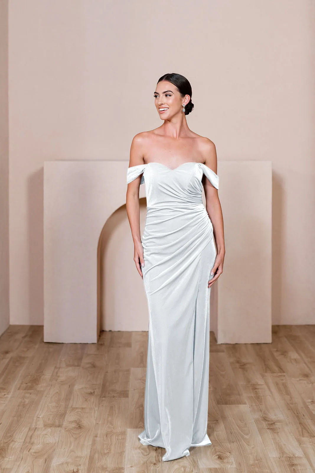 Ariel Convertible Velvet Dress | Made To Order
