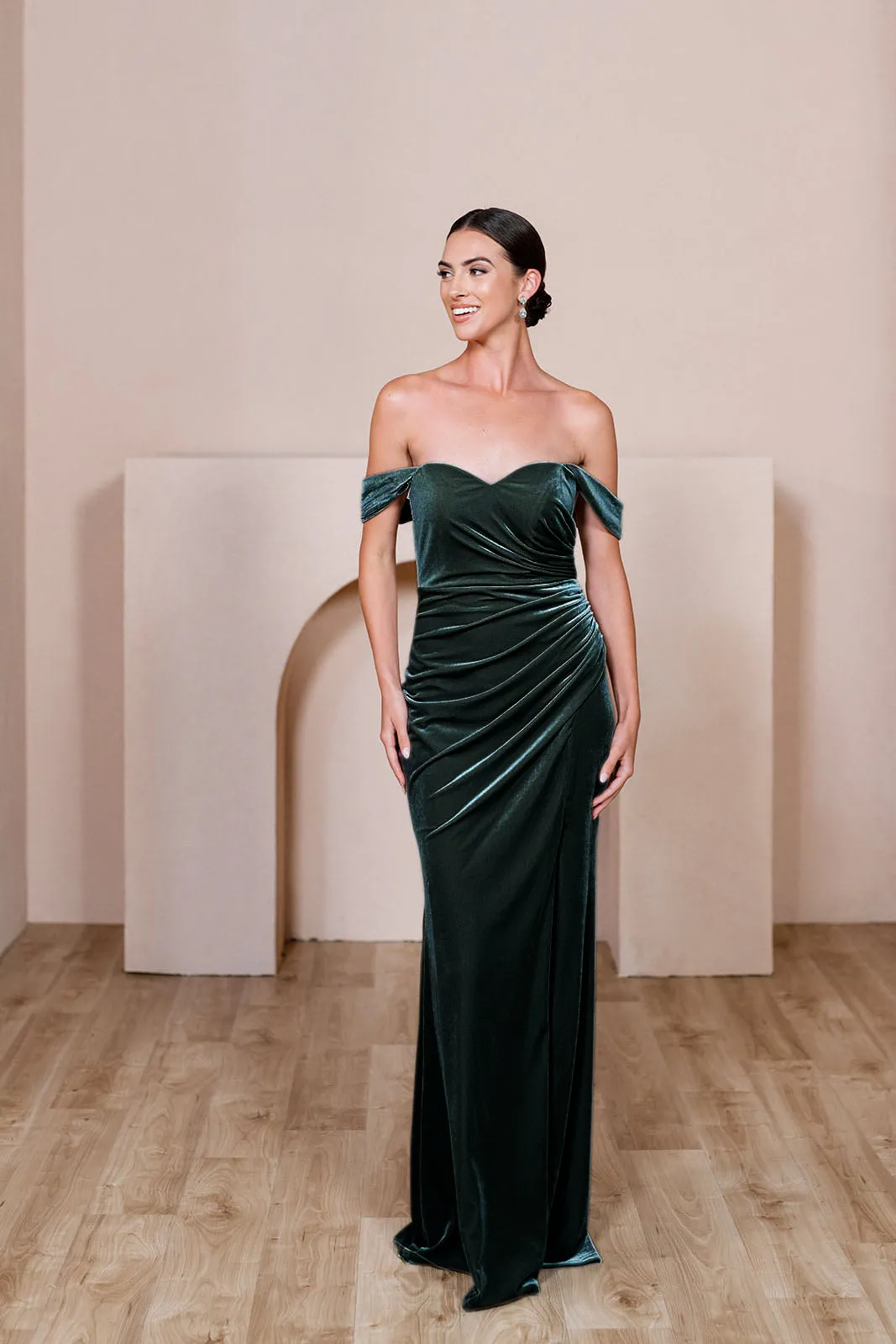 Ariel Convertible Velvet Dress | Made To Order