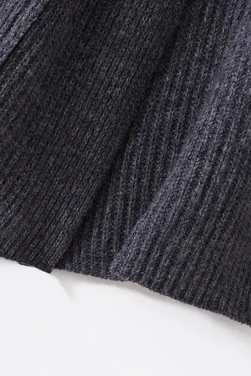 Casual Wool Belted Duster Cardigan