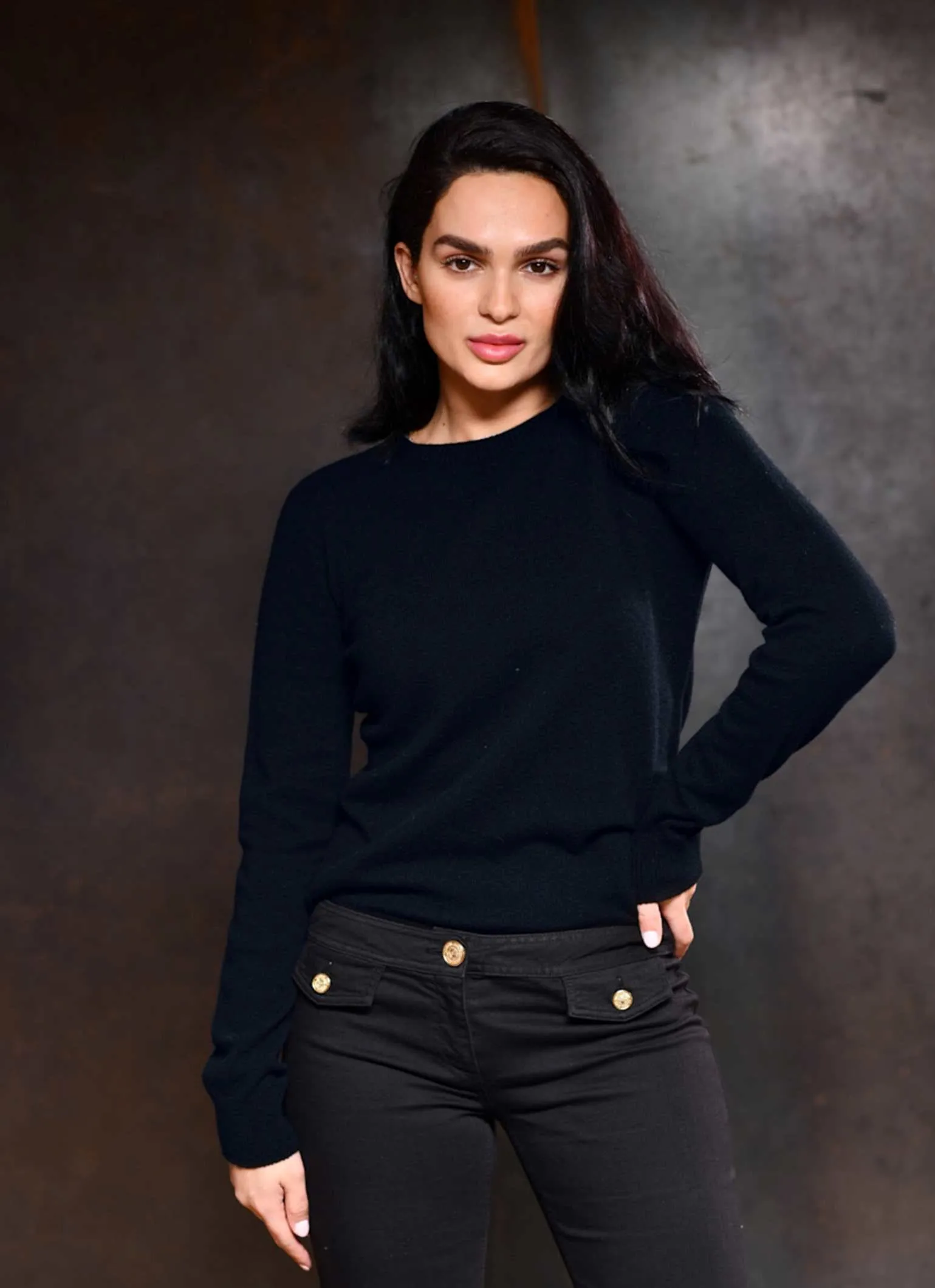 Cortina pure Italian cashmere round neck