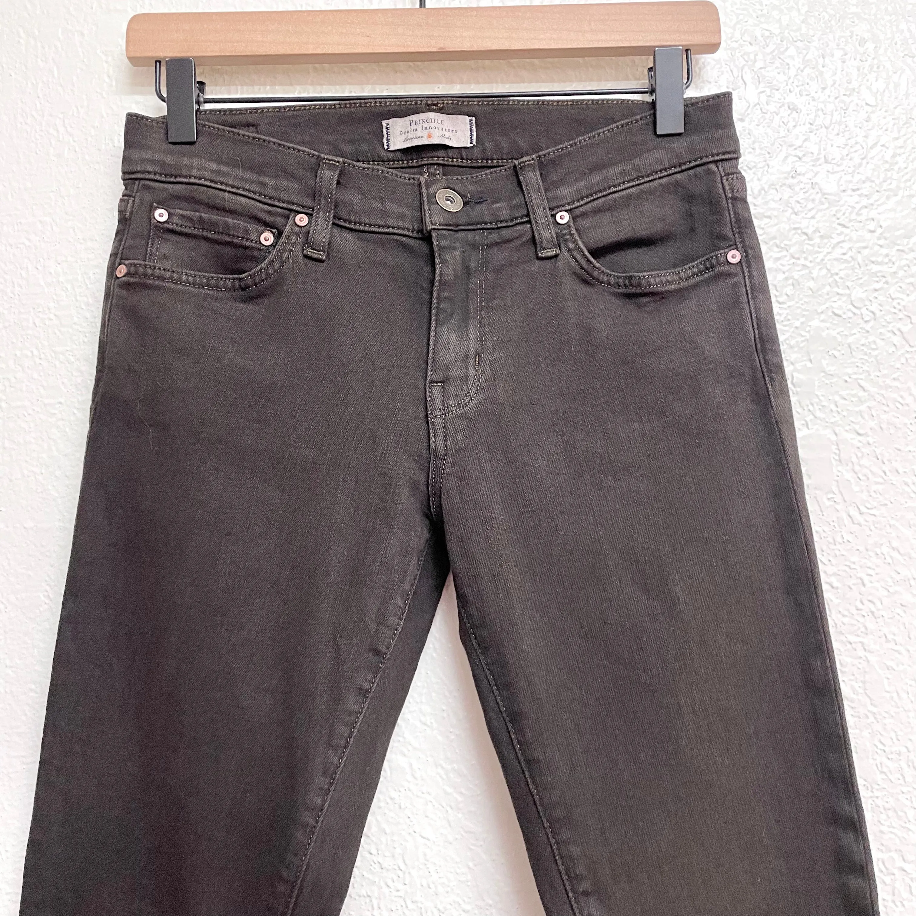 Dark Brown Skinny Jeans