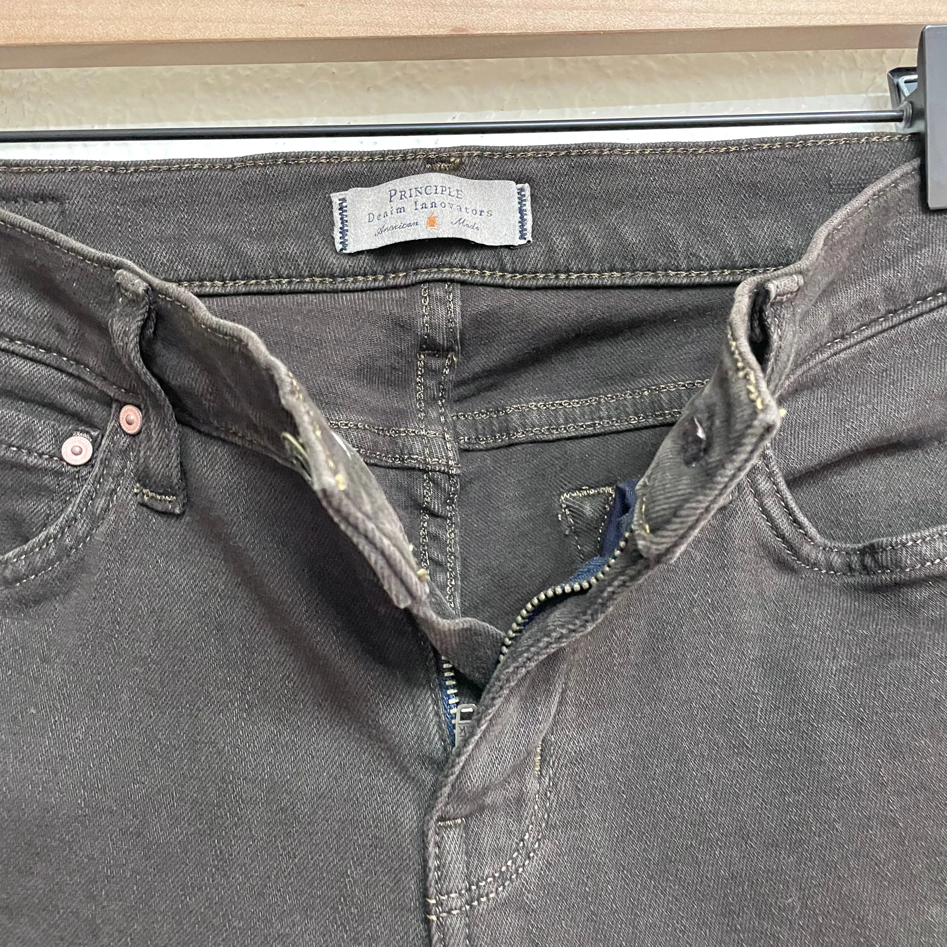 Dark Brown Skinny Jeans