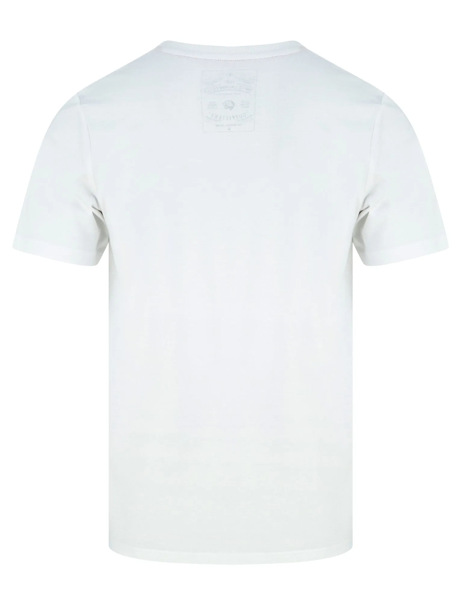 Folsom Motif Cotton Jersey T-Shirt in Optic White - Tokyo Laundry