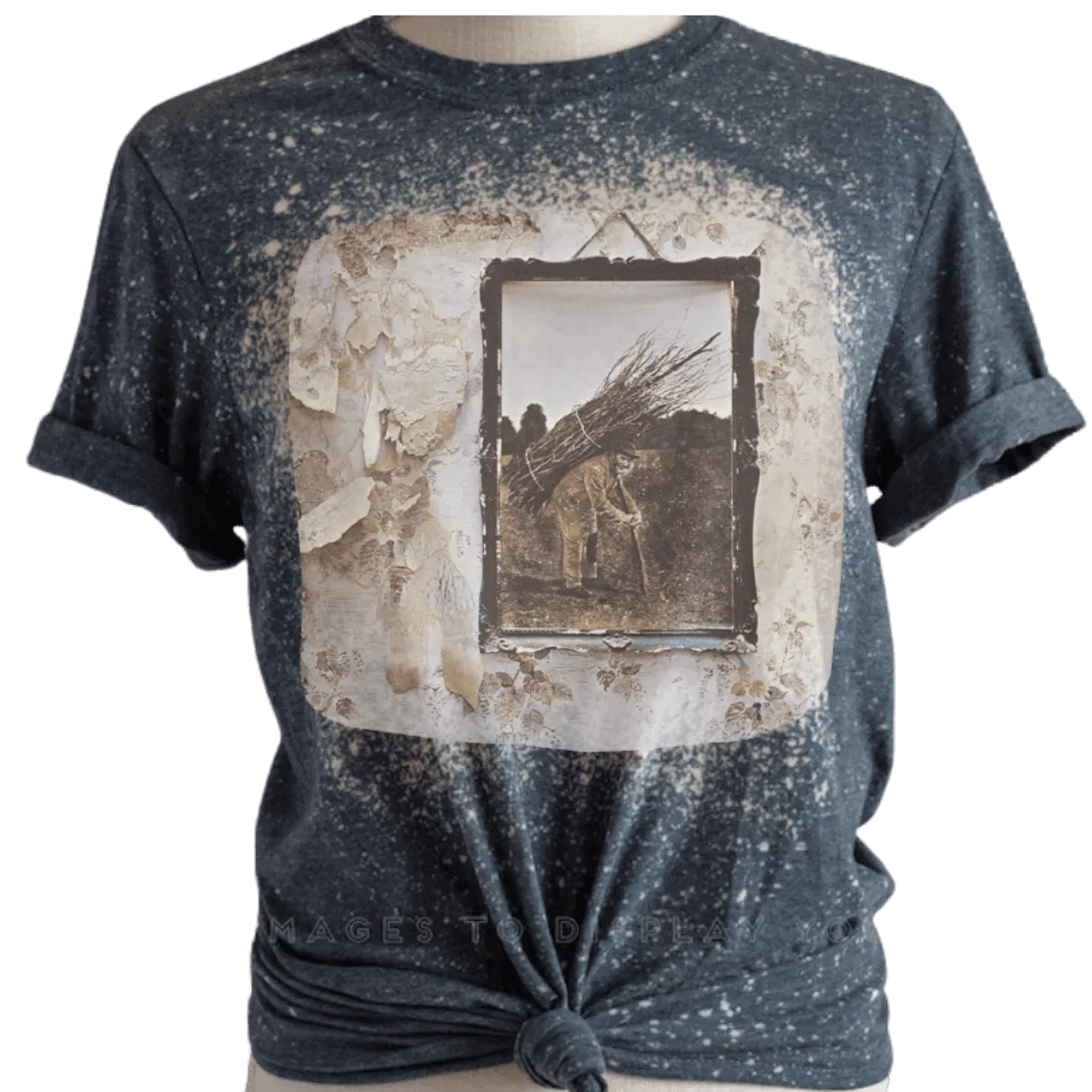 Led Zeppelin 1971 Bleached T-Shirt
