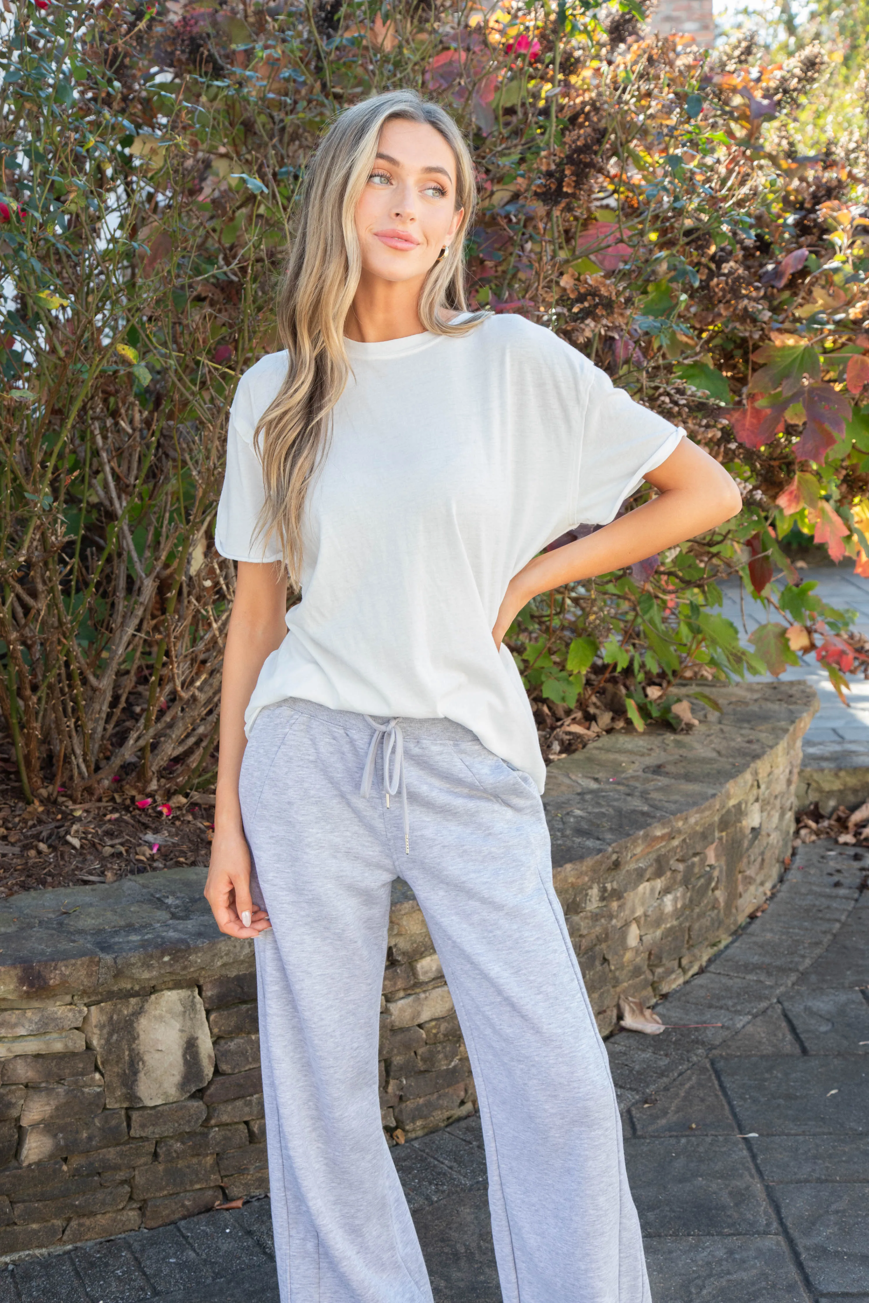 Livi Lounge Pants, Heather Grey