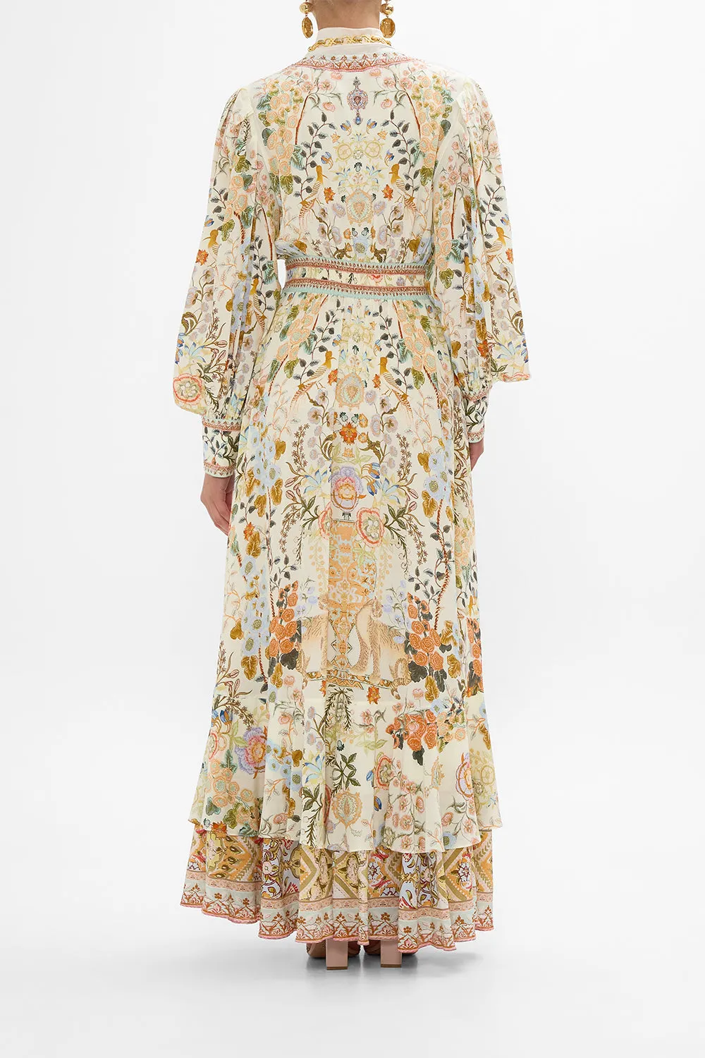 LONG BUTTON FRONT DRESS IN HONOUR OF HEIRLOOMS