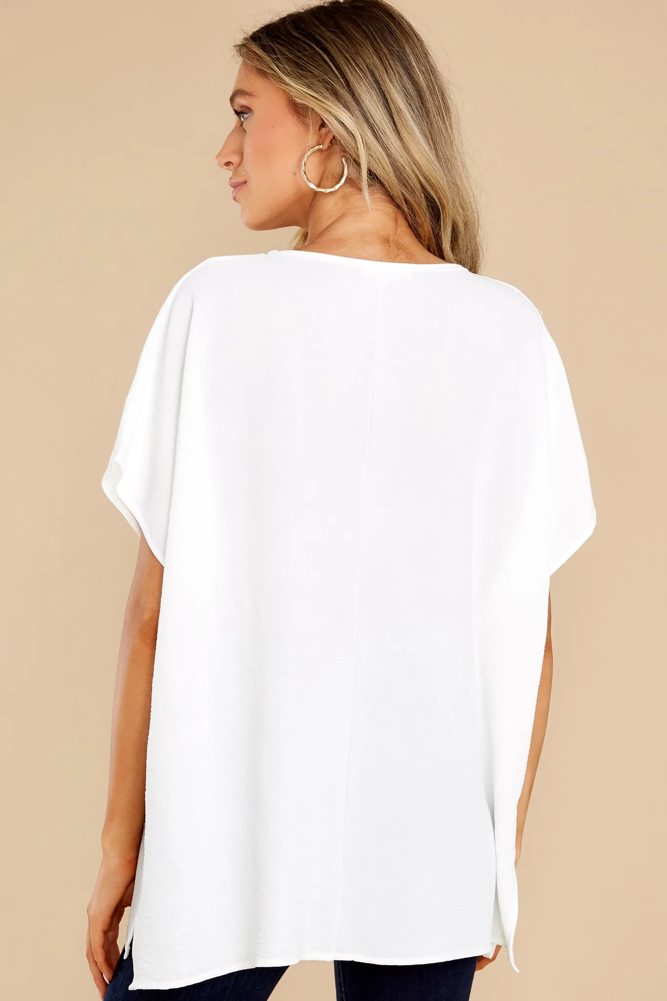 No Frills Ivory Top