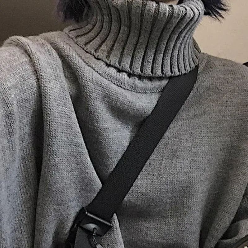 Oversized Turtleneck Sweater