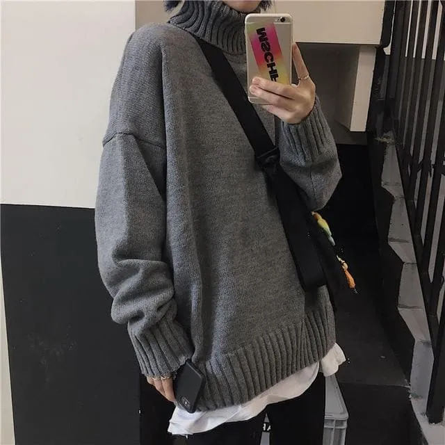 Oversized Turtleneck Sweater