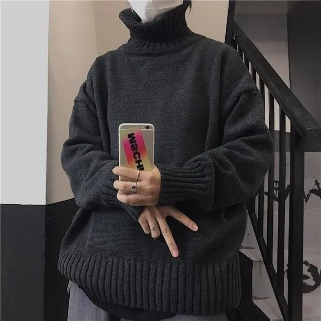 Oversized Turtleneck Sweater