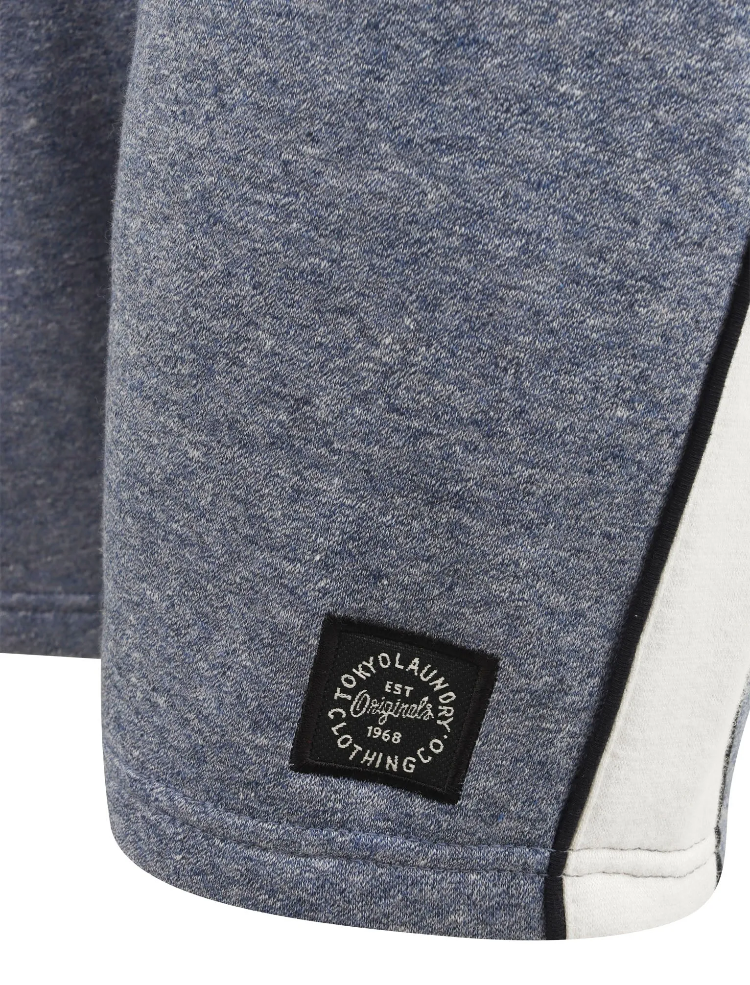 Pebble Beach Grindle Jogger Shorts with Side Panels in Vintage Indigo - Tokyo Laundry