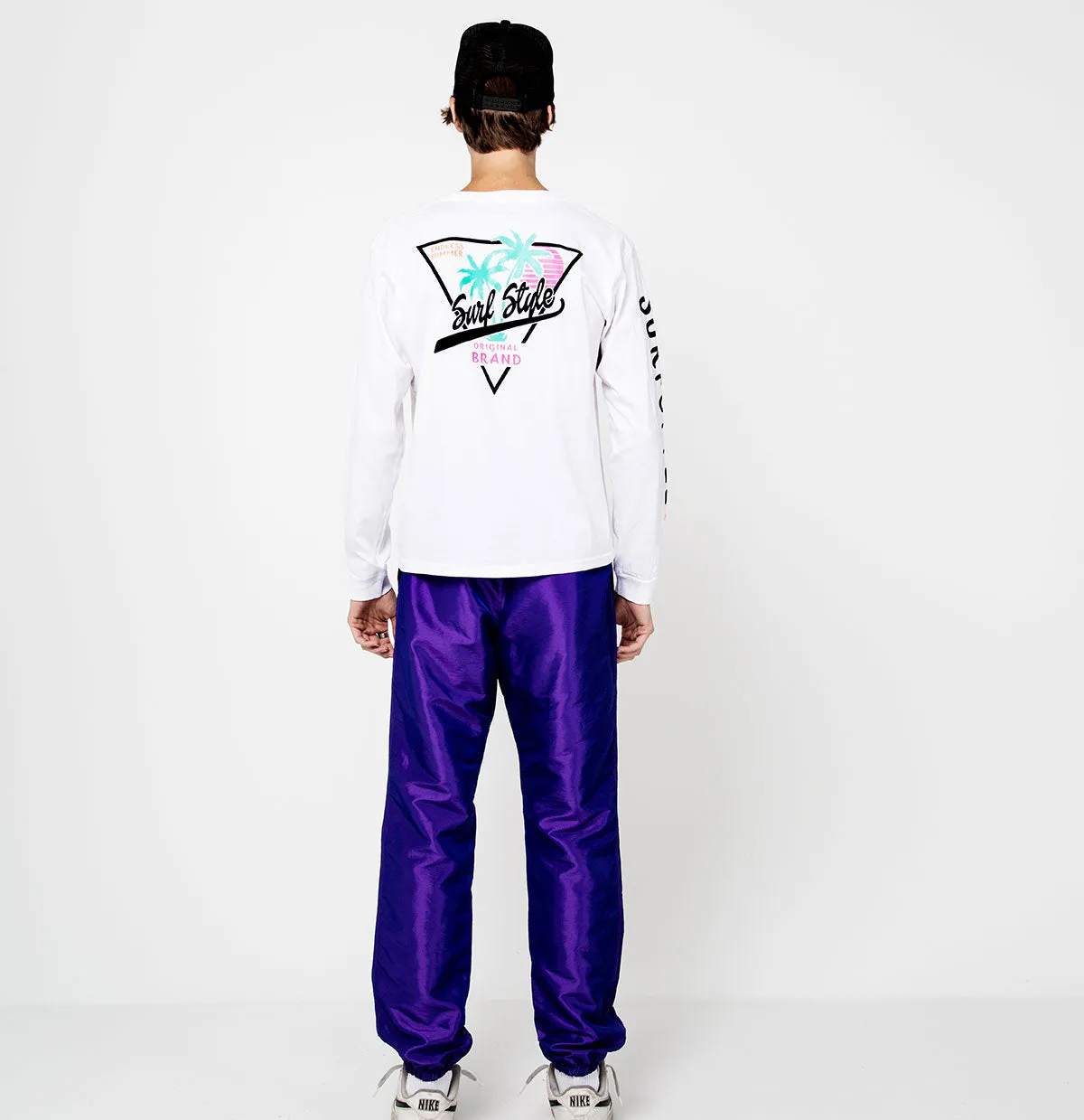 Retro Triangle Logo Long Sleeve T-Shirt