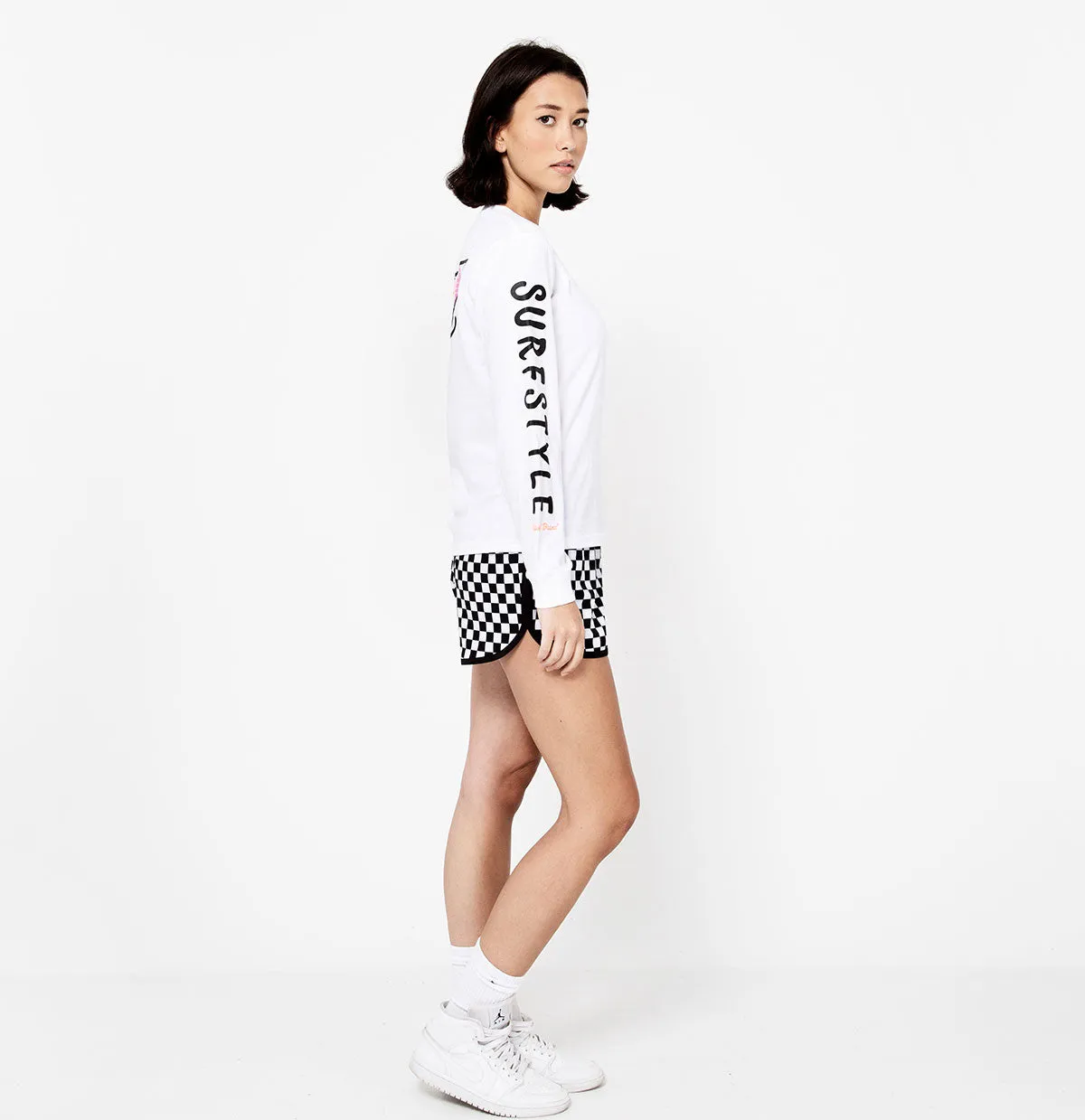 Retro Triangle Logo Long Sleeve T-Shirt