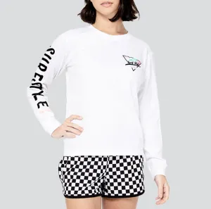 Retro Triangle Logo Long Sleeve T-Shirt