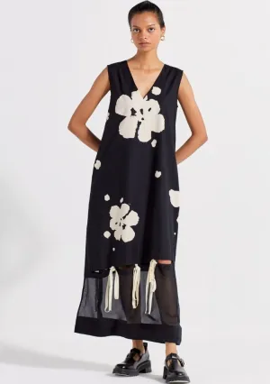 Self Tie Floral Dress