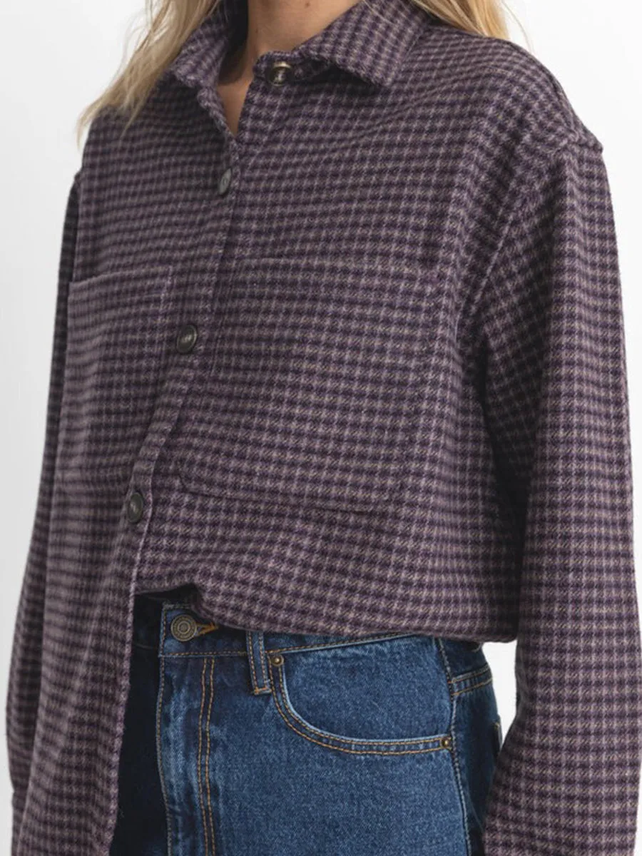 Shorebreak Shirt Jacket - Plum