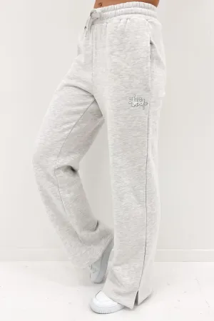 Stock Wide Leg Trackpant Snow Marle