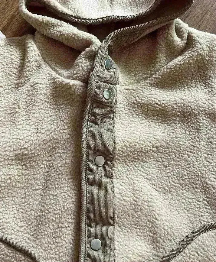 Thickened Woolen Hoodie Winter coat Fleece hooded Winter Jacket