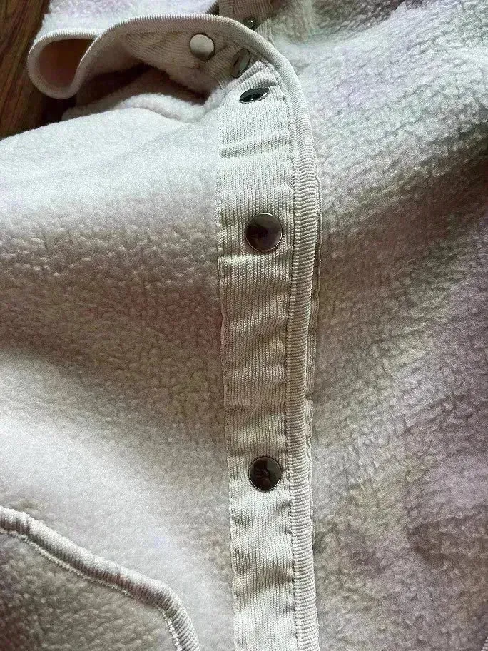 Thickened Woolen Hoodie Winter coat Fleece hooded Winter Jacket
