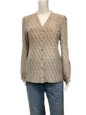 Tory Burch Silk Blouse Print Size: 2