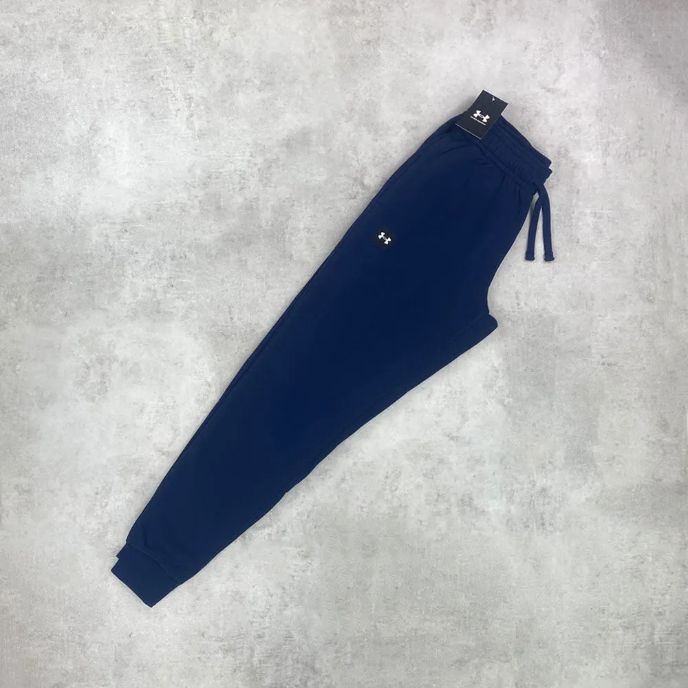 Under Armour Rival Fleece Tracksuit Set Navy
