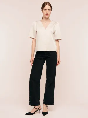Vesta Blouse - White Sand
