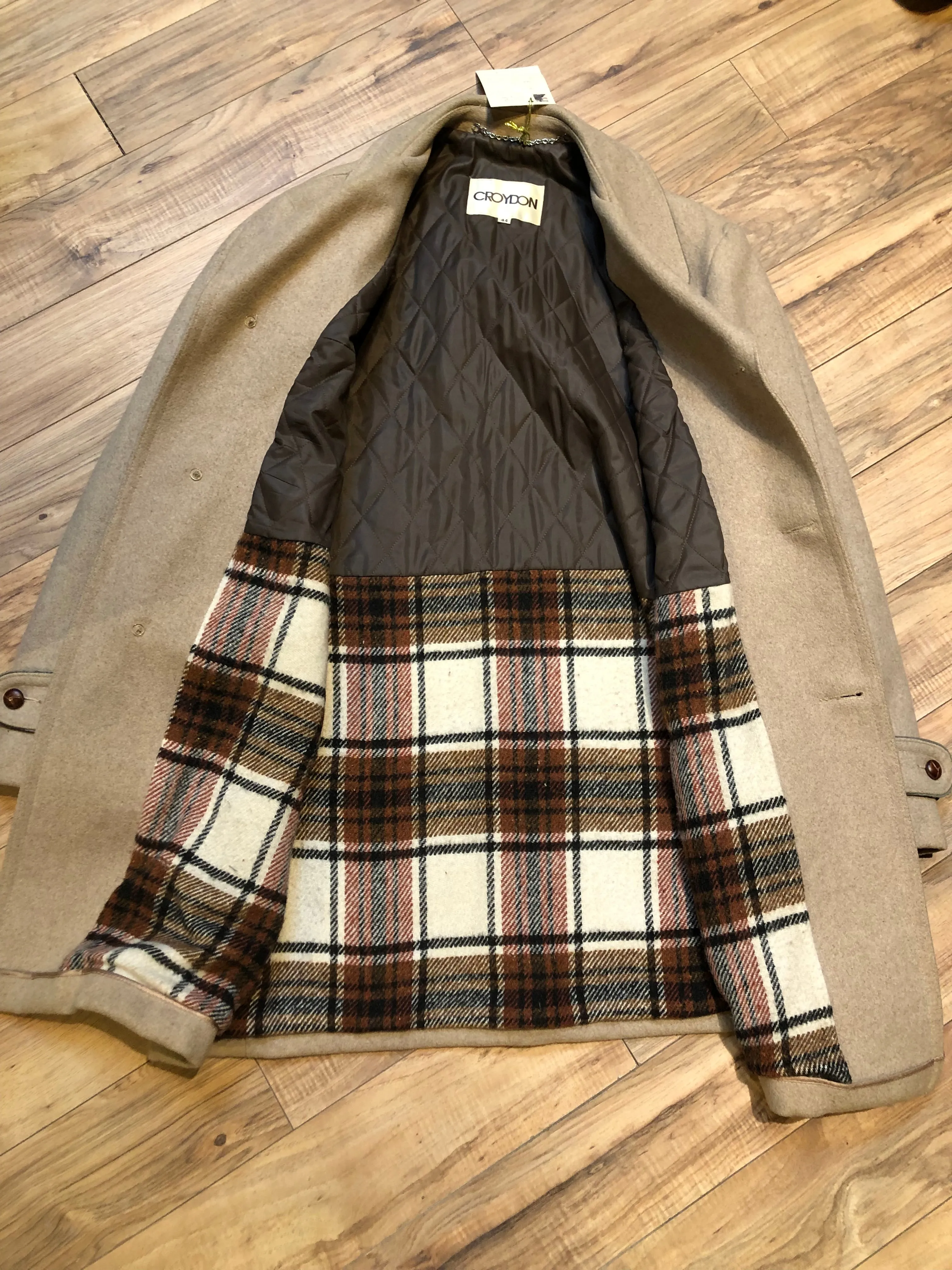 Vintage Croydon Wool Coat, Size 44 SOLD