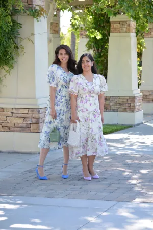 Viola Pink Floral Dress